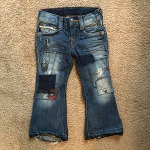 Kids True Religion Jeans for girls.